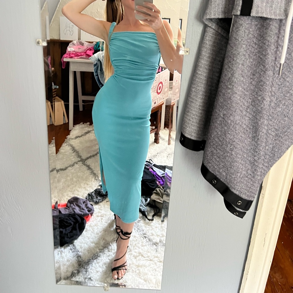 Princess Polly Lainey Midi Dress Blue